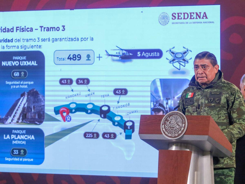 Guardia Nacional se apoyará con helicópteros y drones para vigilar Tren Maya
