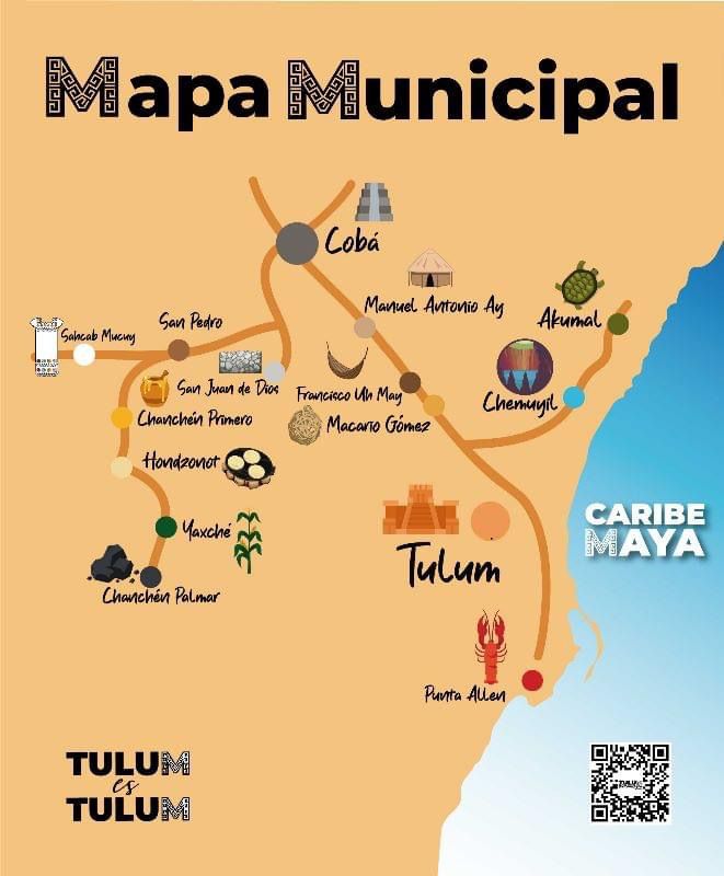 PRESENTA NUEVO MAPA TURÍSTICO DE TULUM